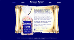 Desktop Screenshot of orthodoxchews.com